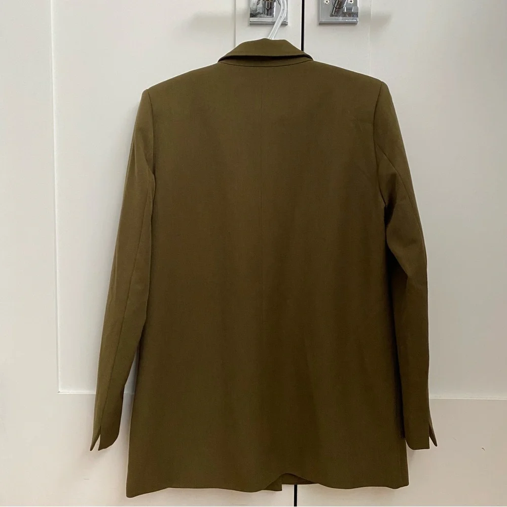 NWT Women's Two Piece Suit Set Minimum Olive Green - Picture 2 of 10